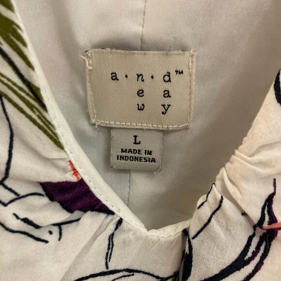 a new day Dress with V Neck White Dress Florals MUST BE BUNDLED, MARKED DOWN - Picture 4 of 12